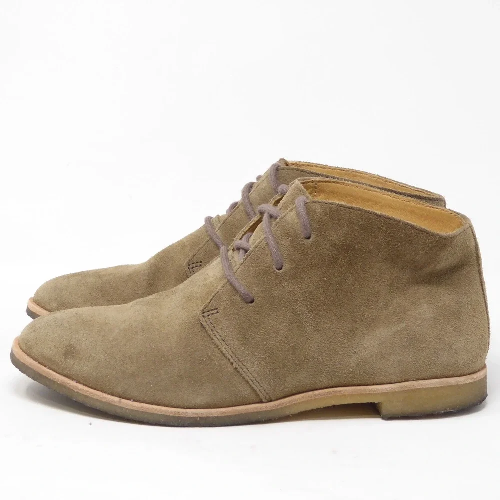 Clarks Women Phenia Desert Boot Tan Suede Lace Up Chukka Size 6